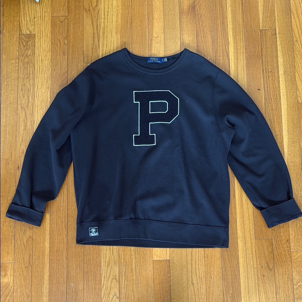 Polo Black P Sweatshirt Large